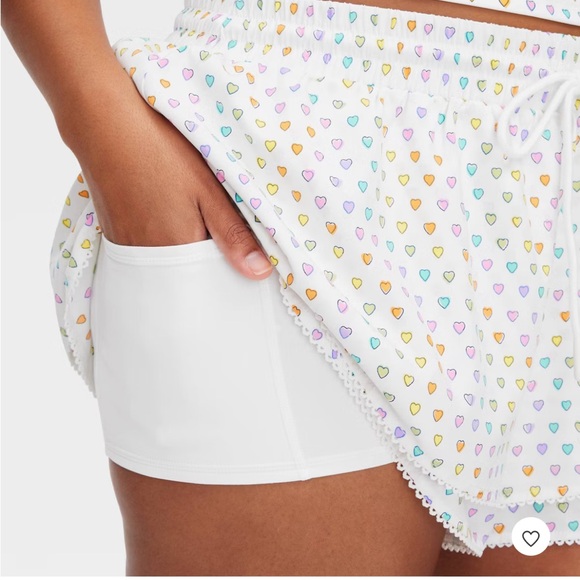 Roller Rabbit Disco Hearts Wave Drawstrings Shorts - Picture 10 of 14